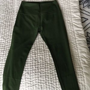 Beyond Yoga Olive Green Capri, size large